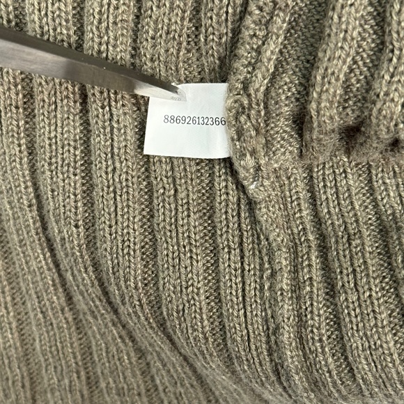 Falls Creek Long Sleeve Open Cardigan Womens SZ M Green Knit Mid Length - Picture 5 of 8